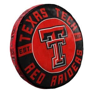 Texas Tech Red Raiders Round Cushion pillow new with tags 🆕